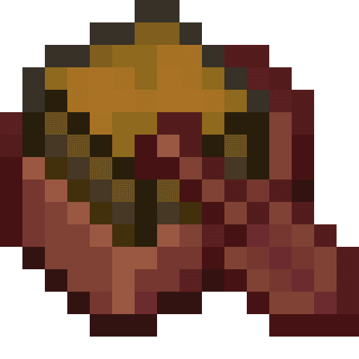 Minecraft Mangrove Boat with Chest PNG