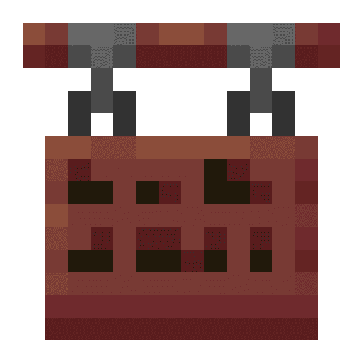 Minecraft Mangrove Hanging Sign PNG