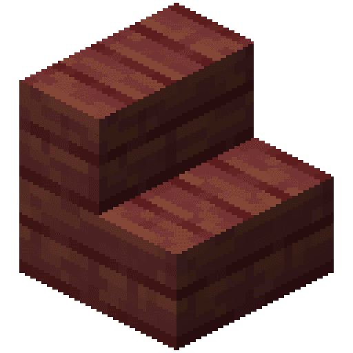 Minecraft Mangrove Stairs PNG