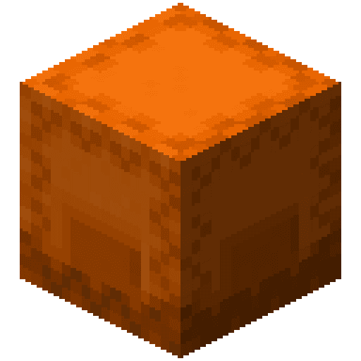 Minecraft Orange Shulker Box PNG
