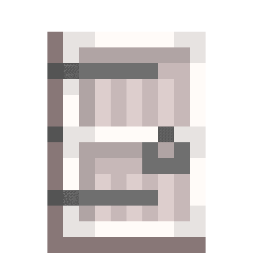 Minecraft Pale Oak Door PNG