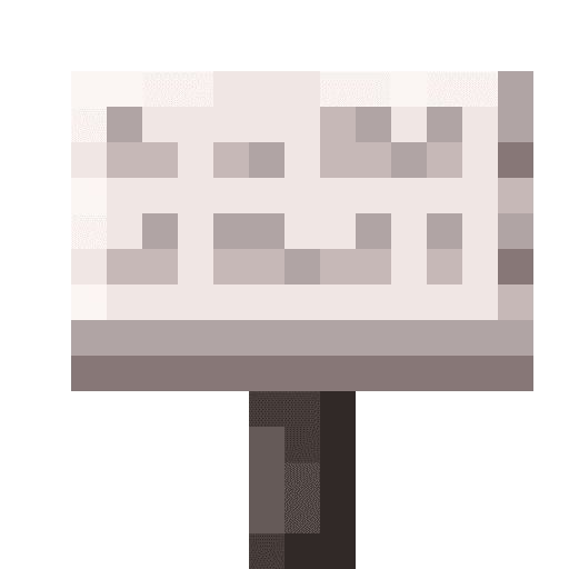 Minecraft Pale Oak Sign PNG