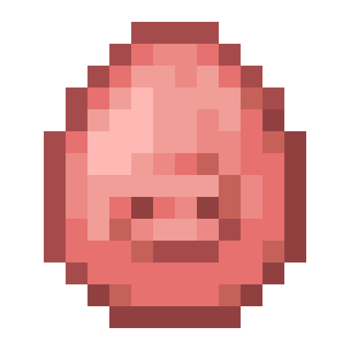 Minecraft Pig Spawn Egg PNG