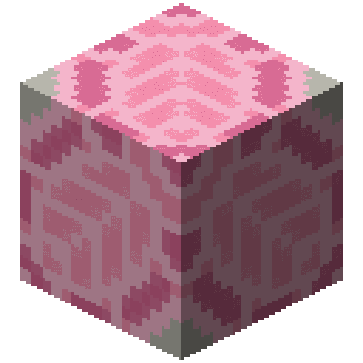 Azulejo rosa de Minecraft en PNG