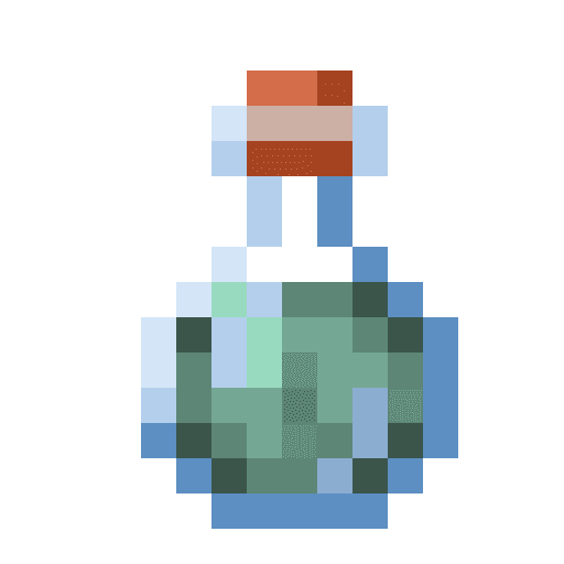 Minecraft Potion of Water Breathing PNG