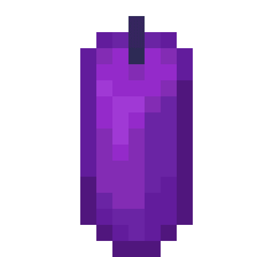 Minecraft Purple Candle PNG