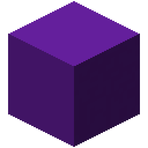 Minecraft Purple Concrete PNG