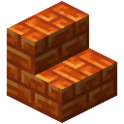 Minecraft Resin Brick Stairs PNG