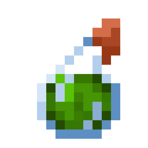 Minecraft Splash Potion of Luck PNG