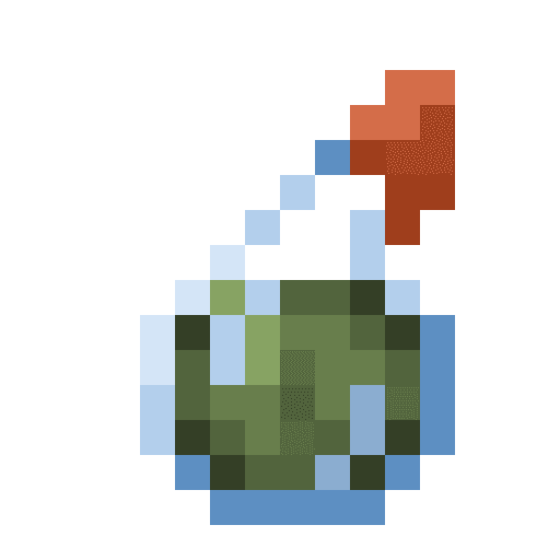 Minecraft Splash Potion of Poison PNG