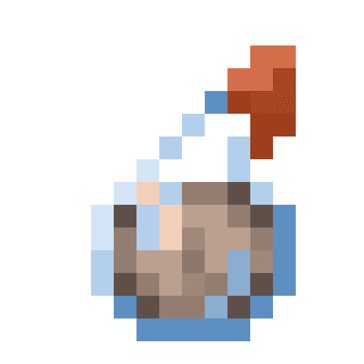 Minecraft Splash Potion of Slow Falling PNG