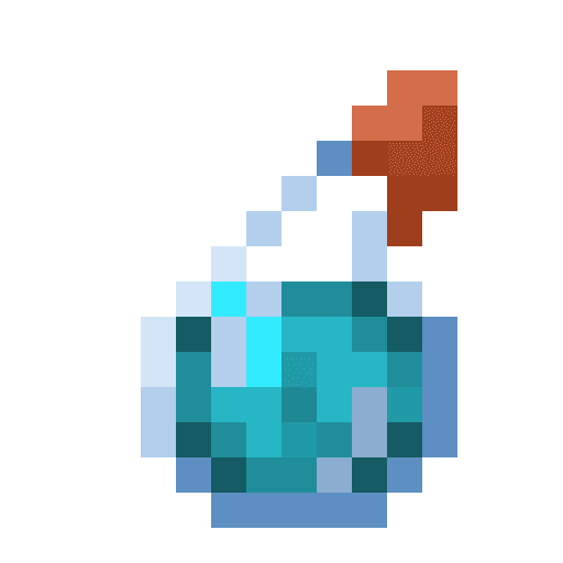 Minecraft Splash Potion of Swiftness PNG