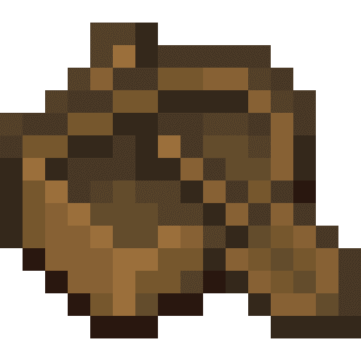 Minecraft Spruce Boat PNG