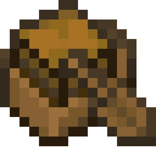 Minecraft Spruce Boat with Chest PNG