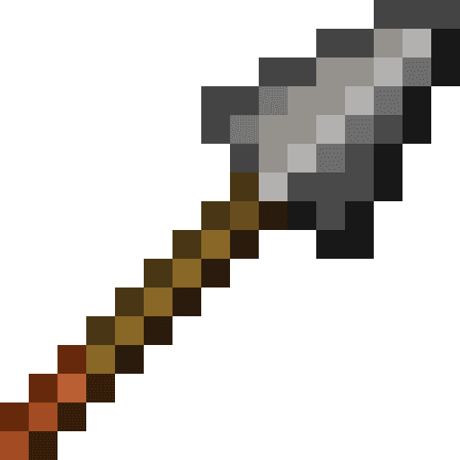 Minecraft Stone Spear PNG