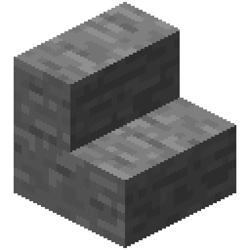 Minecraft Stone Stairs PNG