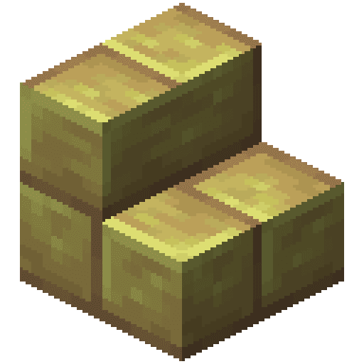 Minecraft Sulfur Brick Stairs PNG