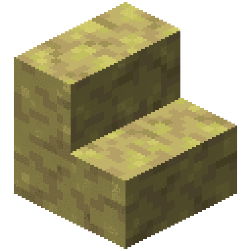 Minecraft Sulfur Stairs PNG