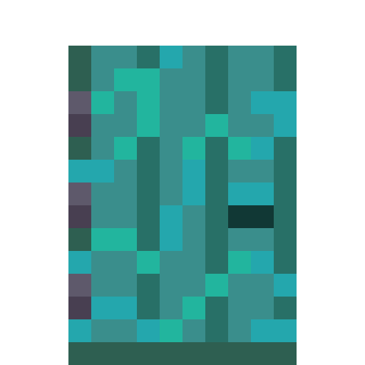 Minecraft Warped Door PNG