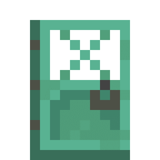 Minecraft Waxed Oxidized Copper Door PNG
