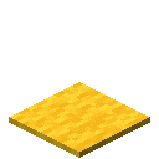 Minecraft Yellow Carpet PNG