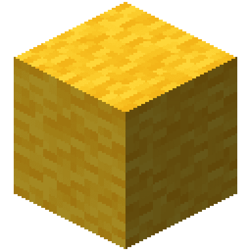 Minecraft Yellow Wool PNG