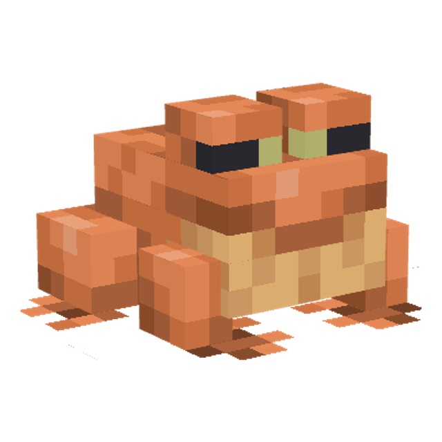 Minecraft Frog in 3D